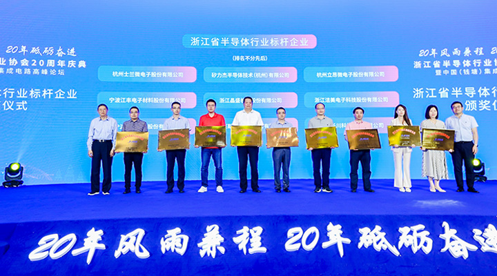 斯達(dá)半導(dǎo)體榮獲浙江省半導(dǎo)體行業(yè)標(biāo)桿企業(yè)獎